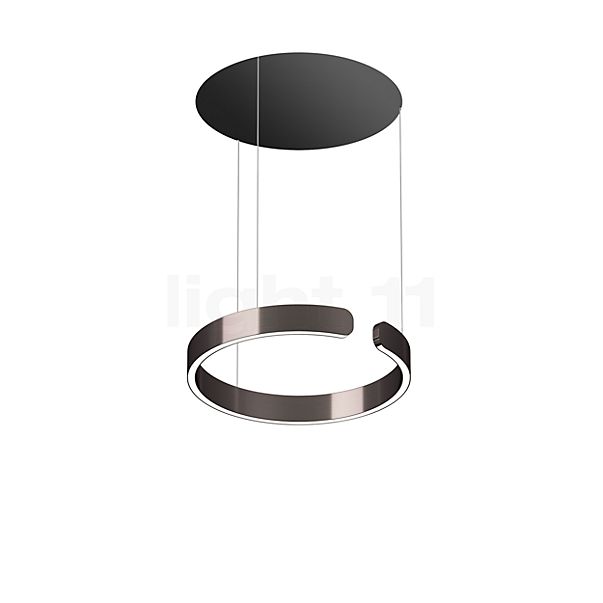 Occhio Mito Sospeso 40 Move Up Table Lampada a sospensione LED testa phantom/rosone nero opaco - dim to warm