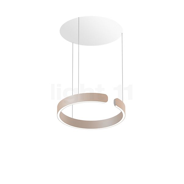 Occhio Mito Sospeso 40 Variabel Up Room Hanglamp LED kop goud mat/plafondkapje wit mat - Occhio Air