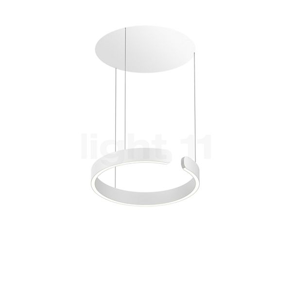 Occhio Mito Sospeso 40 Variabel Up Table Pendelleuchte LED Kopf weiß matt/Baldachin weiß matt