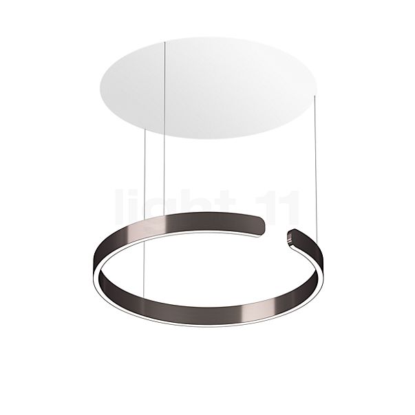 Occhio Mito Sospeso 60 Variabel Up Table Hanglamp LED kop phantom/plafondkapje wit mat - Occhio Air