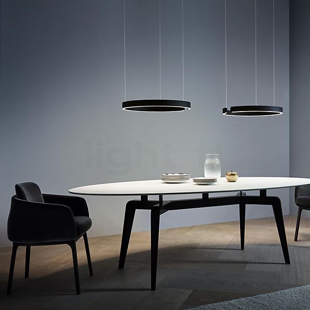 Occhio Mito Sospeso Due 60 Variabel Wide Hanglamp LED kop wit mat/plafondkapje wit mat - Occhio Air