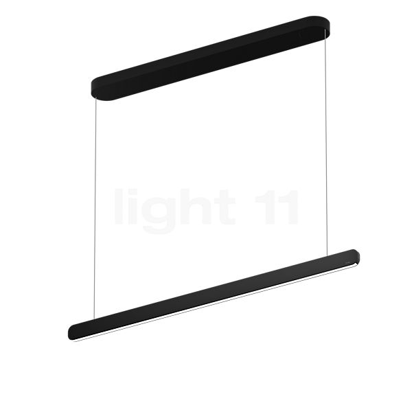 Occhio Mito Volo 100 Var Up Room Hanglamp LED kop zwart mat/plafondkapje zwart mat - Occhio Air