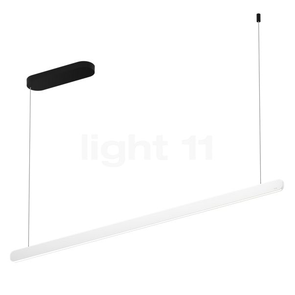 Occhio Mito Volo 140 Fix Up Table Pendelleuchte LED Kopf weiß matt/Baldachin schwarz matt - DALI