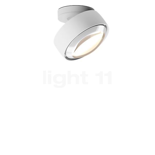 Occhio Più Alto Volt S100 Plafonnier LED tête blanc mat/cache-piton blanc mat/couverture blanc - 3.000 K