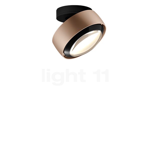 Occhio Più Alto Volt S80 Loftlampe LED hoved guld mat/baldakin sort mat/afdækning sort - 2.700 K