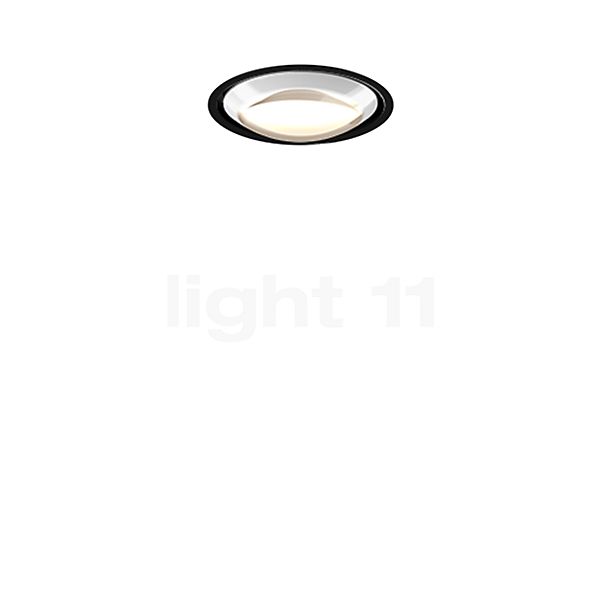 Occhio Più Piano V Edge Volt S30 Faretto da incasso LED testa bianco/copertura nero opaco - 3.000 K