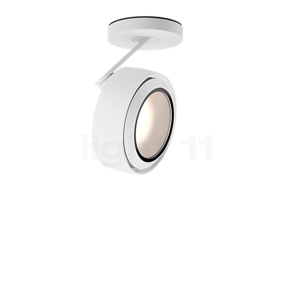 Occhio Più R Alto 3d Volt B Spot LED tête blanc mat/cache-piton blanc mat/couverture blanc mat - 2.700 K