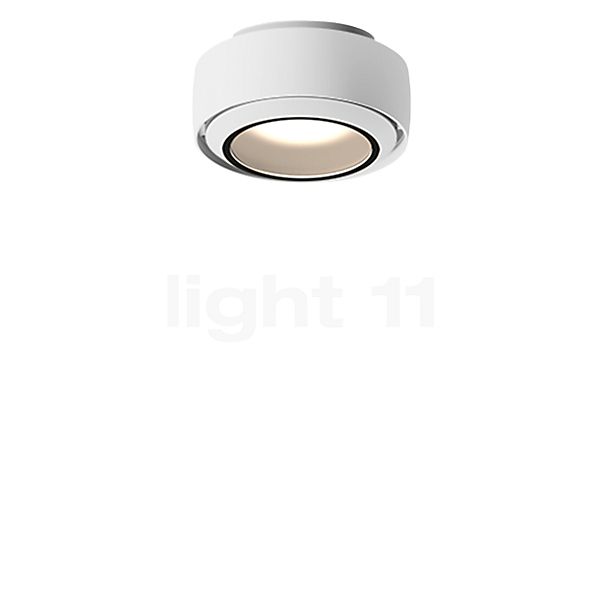 Occhio Più R Alto V Volt S100 Lampada da soffitto LED testa bianco opaco/rosone bianco opaco/copertura bianco opaco - 3.000 K