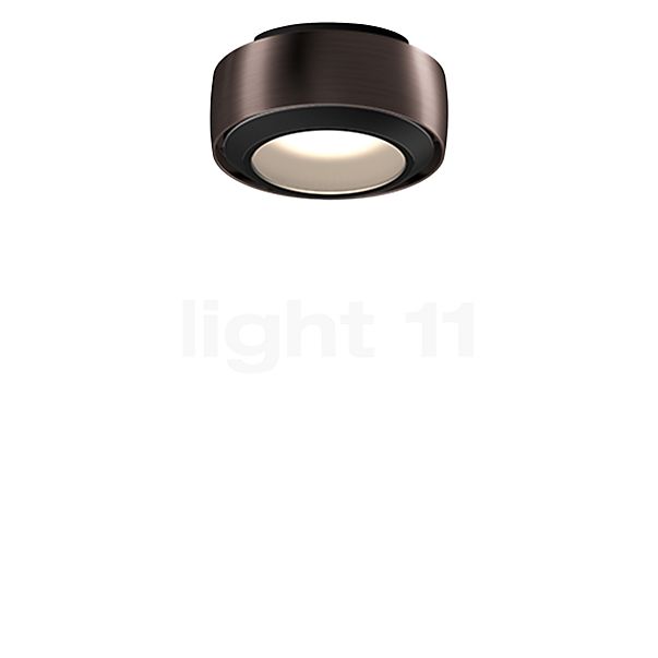 Occhio Più R Alto V Volt S30 Ceiling Light LED head phantom/ceiling rose black matt/cover black matt - 2,700 K