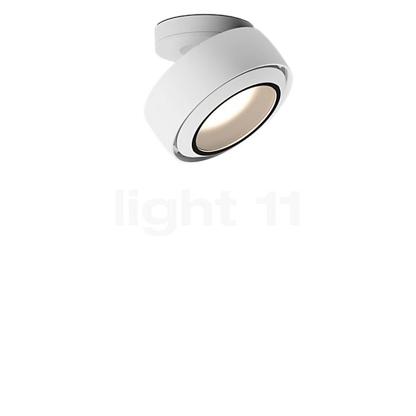 Occhio Più R Alto Volt C80 Plafonnier LED tête blanc mat/cache-piton blanc mat/couverture blanc mat - 2.700 K