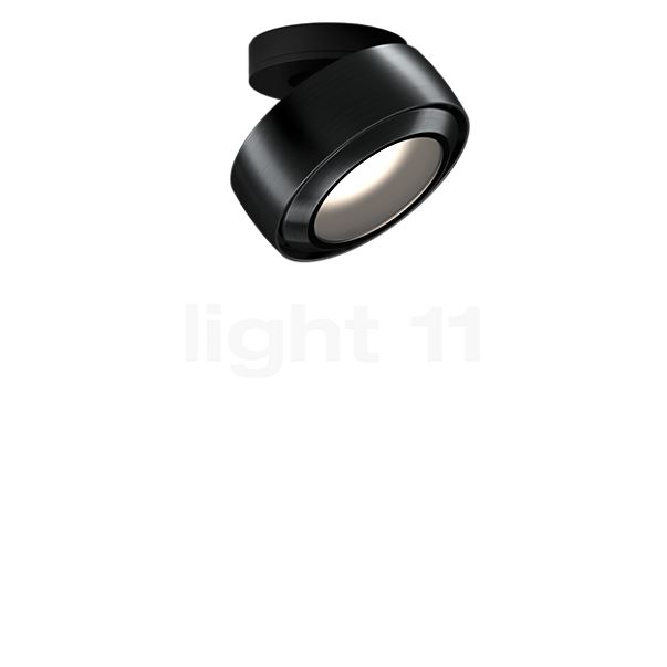 Occhio Più R Alto Volt S30 Lampada da soffitto LED testa black phantom/rosone nero opaco/copertura black phantom - 2.700 K