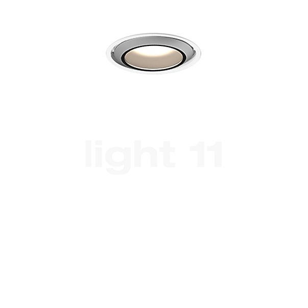 Occhio Più R Piano V Edge Volt B Recessed Spotlight LED head chrome matt/cover white matt - 3,000 K