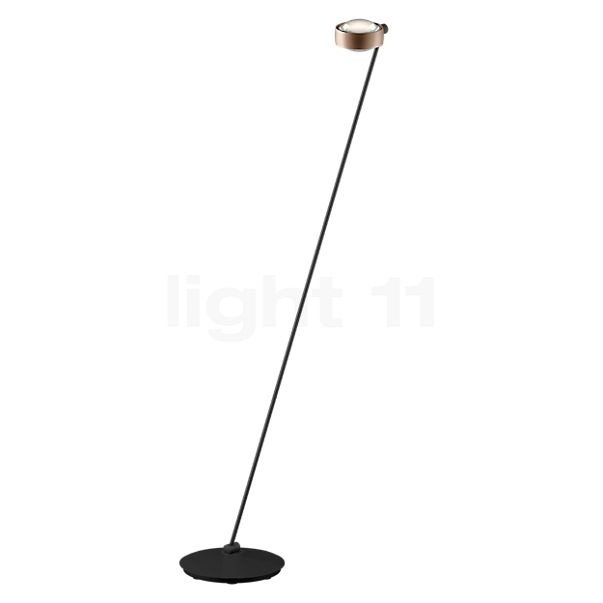 Occhio Sento Lettura 160 D Floor Lamp LED left head gold matt/body black matt - 3,000 K - Occhio Air