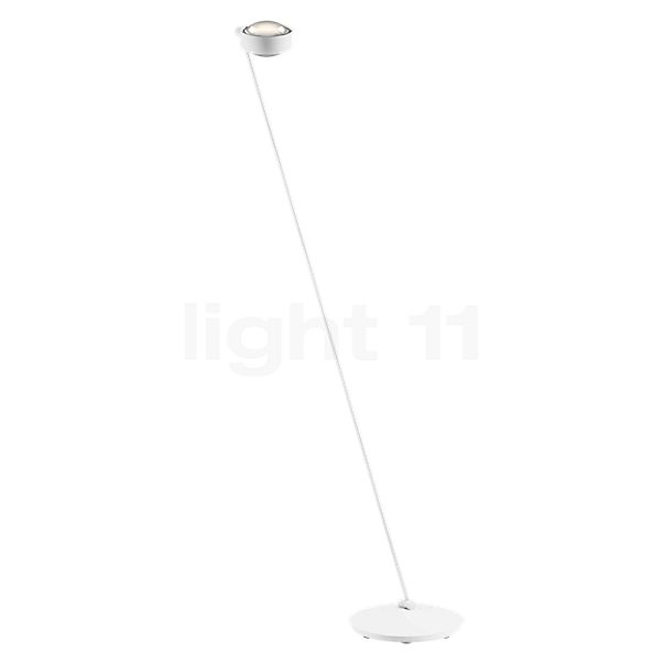 Occhio Sento Lettura 160 D Lampadaire LED à droite tête blanc mat/corps blanc mat - 3.000 K - Occhio Air