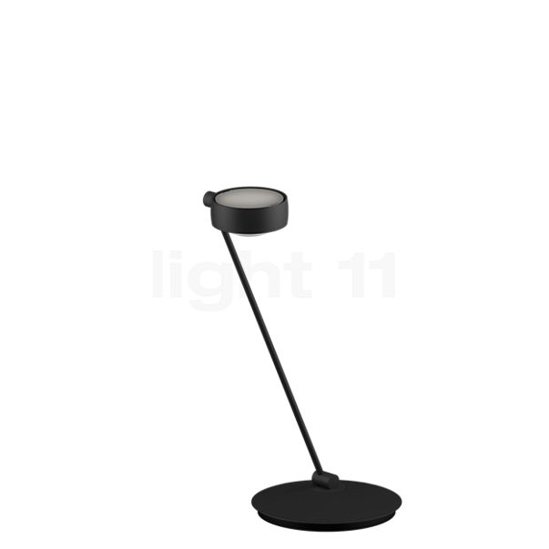 Occhio Sento Tavolo 60 E Lampe de table LED à droite tête noir mat/corps noir mat - 3.000 K - Occhio Air