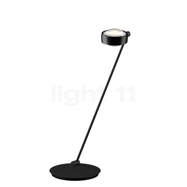 Occhio Sento Tavolo 80 D Bordlampe LED venstre hoved black phantom/body sort mat - 3.000 K - Occhio Air