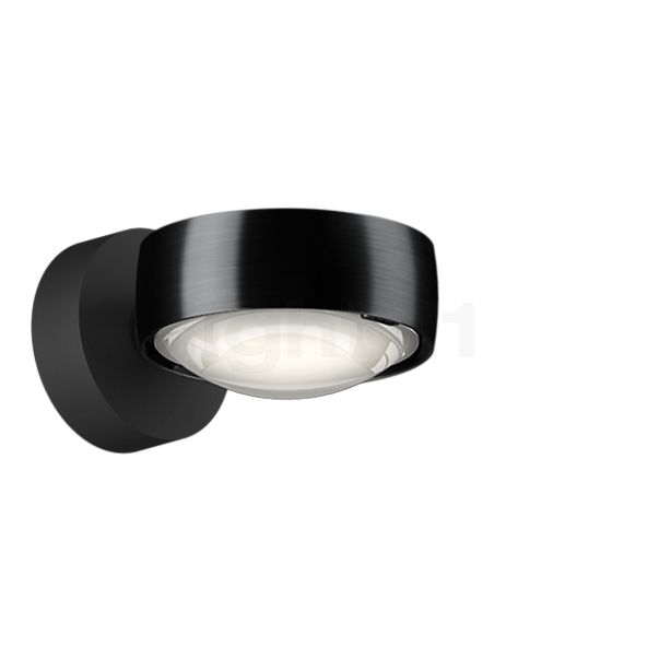 Occhio Sento Verticale Up D Wall Light LED fixed head black phantom/wall bracket black matt - 3,000 K - Occhio Air
