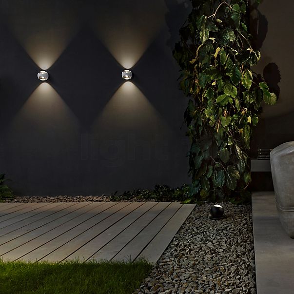 Occhio Sito Basso Volt C80 Floor spotlight LED Outdoor lamp head white glossy/base white matt - 2.700 k