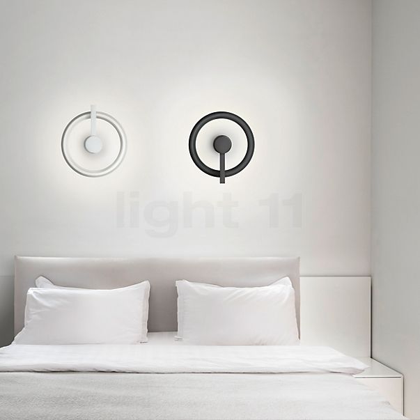 Oligo Yano Decken- und Wandleuchte LED bronze/schwarz - ø40 cm - indirekt
