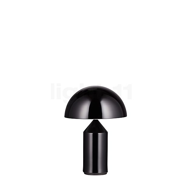Oluce Atollo, lámpara de sobremesa negro - ø25 cm - modelo 238