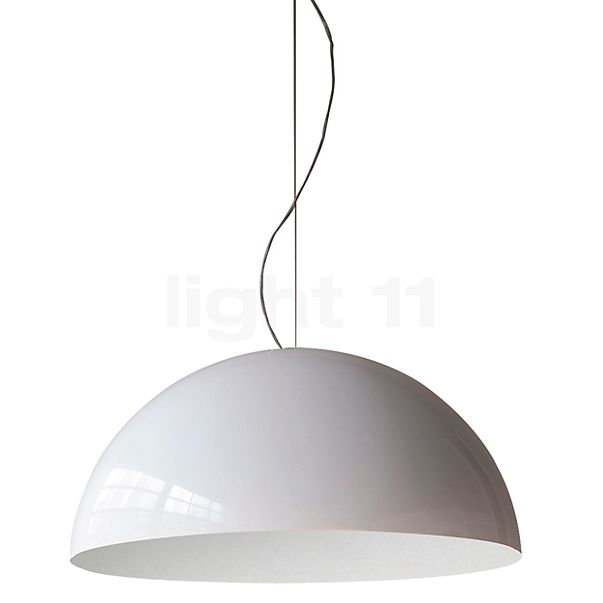 Oluce Sonora Pendant Light plastic - white - ø133 cm