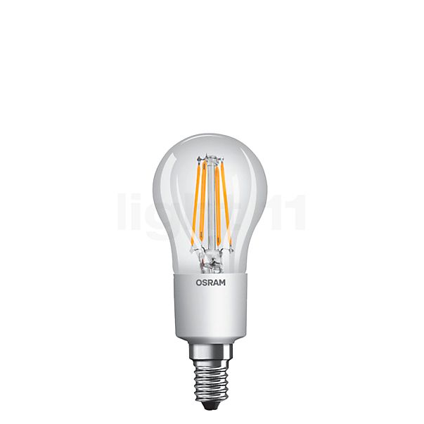 Osram D45-dim 6W/c 827, E14 Filament LED