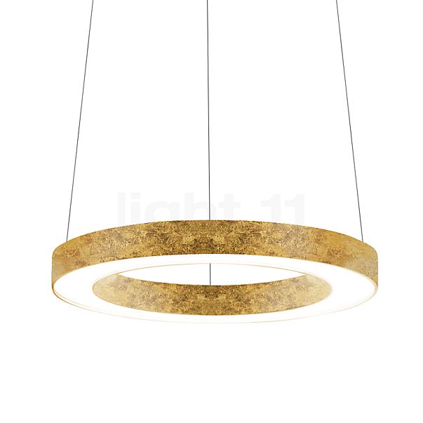Panzeri Golden Ring, lámpara de suspensión Up & Downlight LED