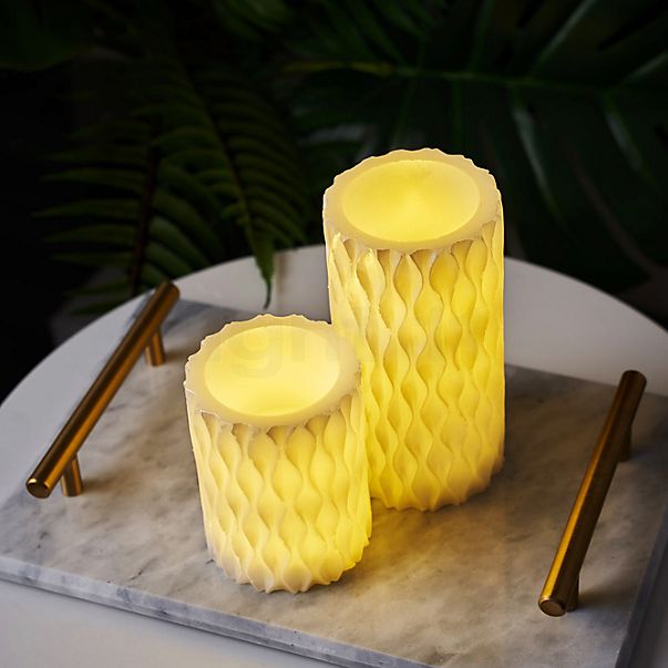 Pauleen Cosy Pearl LED Candle white - set of 2 , Warehouse sale, as new, original packaging