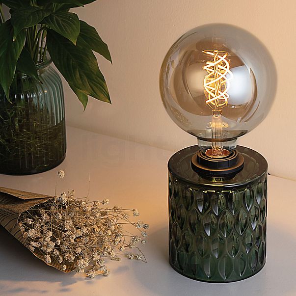 Pauleen Crystal Magic, lámpara de sobremesa verde