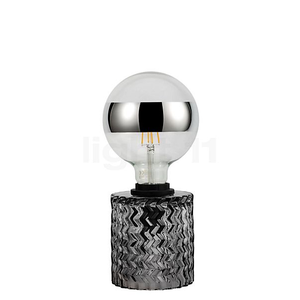 Pauleen Crystal Smoke Table Lamp