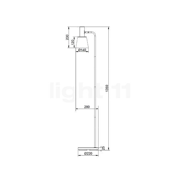 Pauleen Grand Elegance Floor Lamp black/gold sketch