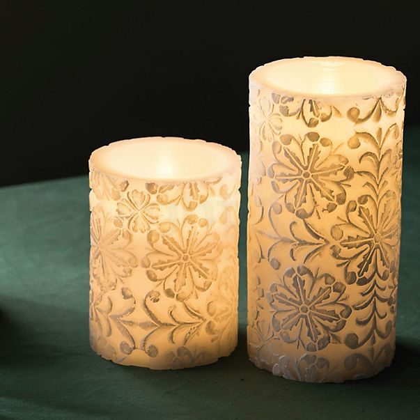 Pauleen Little Lilac, LED vela ornamentos - set de 2 , Venta de almacén, nuevo, embalaje original