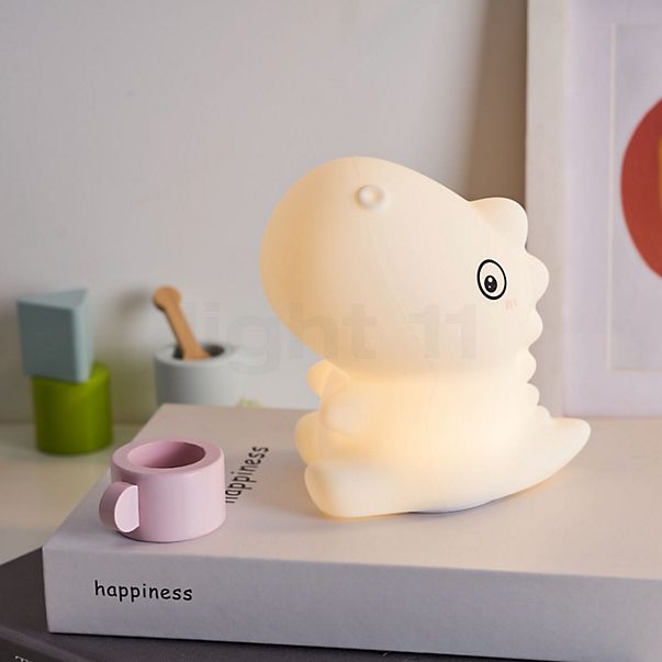 Pauleen Night Dino Lampe rechargeable LED blanc