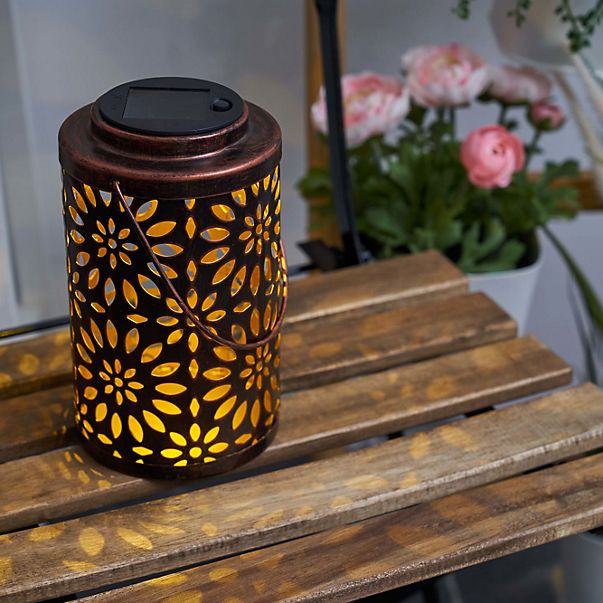 Pauleen Sunshine Grace Solar-Table Lamp LED copper