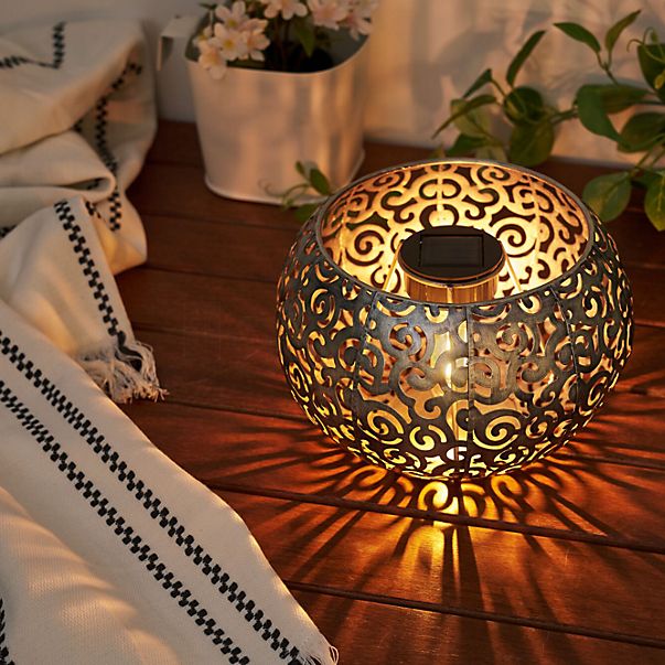 Pauleen Sunshine Miracle Solaire-Lampe de table LED argenté