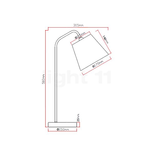 Pauleen True Elegance Table Lamp black sketch