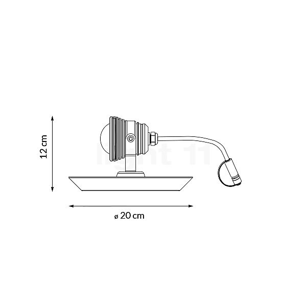 Paulmann 94209 Spot pour Plug & Shine System noir - vue en coupe