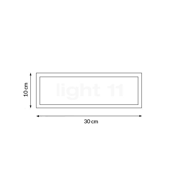 Paulmann Ace Luce sotto il mobile LED estensione bianco/satin , Vendita di giacenze, Merce nuova, Imballaggio originale - vista in sezione