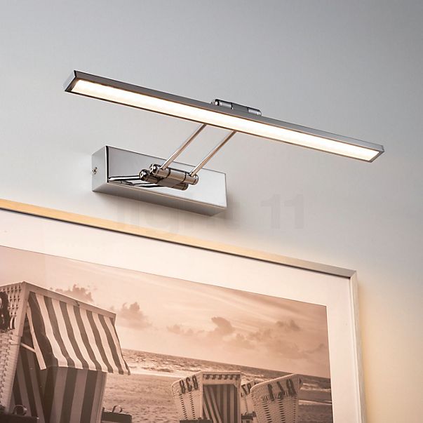 Paulmann Beam, lámpara de pared LED níquel cepillado - 45 cm