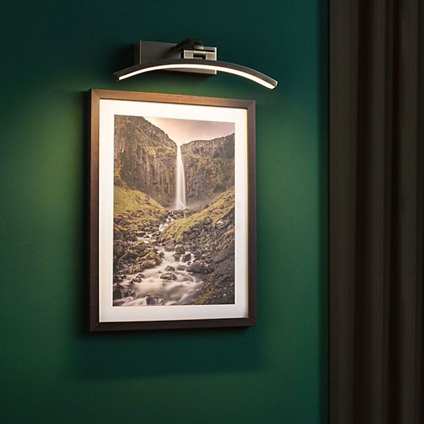 Paulmann Bento, lámpara de pared LED 40 cm - aluminio cepillado , artículo en fin de serie