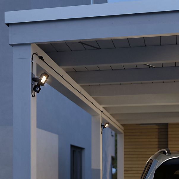 Paulmann Bimea Wall Light LED for Park + Light System - with Motion Detector black