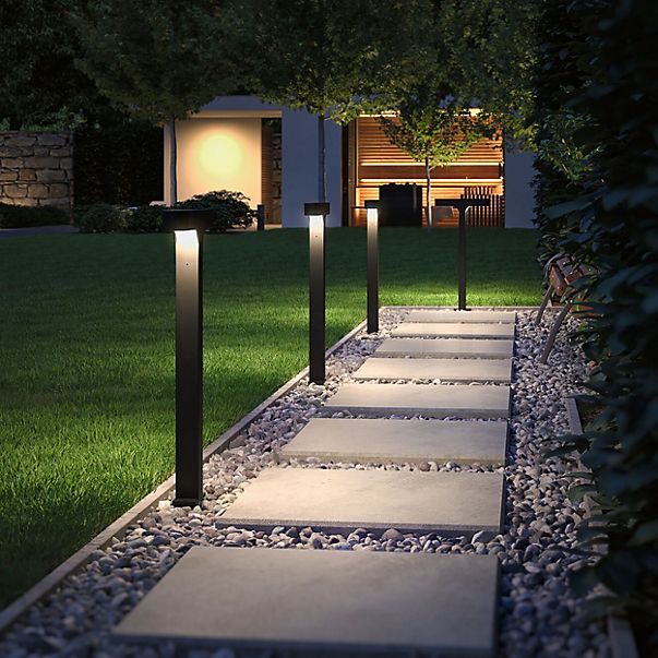 Paulmann Dobla Bollard Light LED dark grey