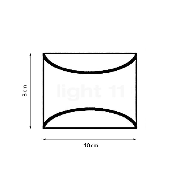 Paulmann Elliot Lampada da parete LED con solare antracite - vista in sezione