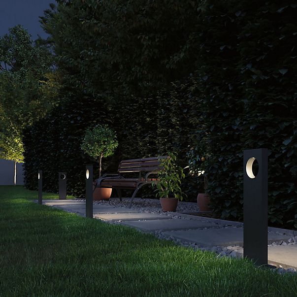 Paulmann Ivo Bollard Light LED grey