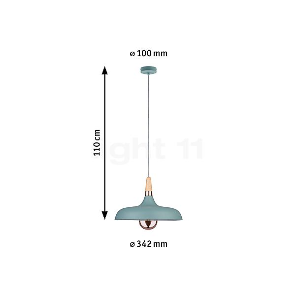 Paulmann Juna Lampada a sospensione ø34,2 cm - vista in sezione