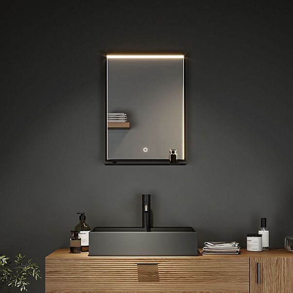 Paulmann Miro Illuminated Mirror LED angular mirrored