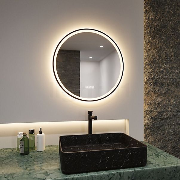 Paulmann Mirra Miroir lumineux LED ronde miroité