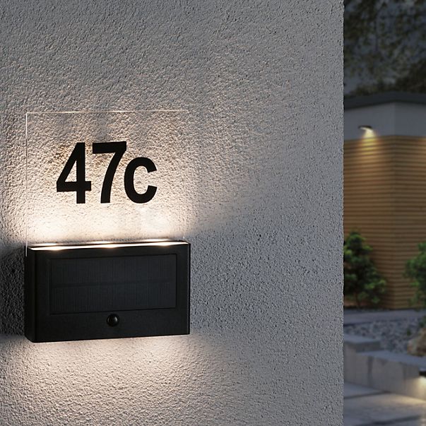 Paulmann Neda Solar-Wall Light LED anthracite