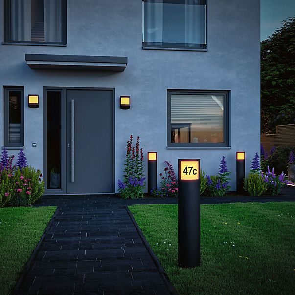 Paulmann Padea Bollard Light LED with Motion Detector anthracite