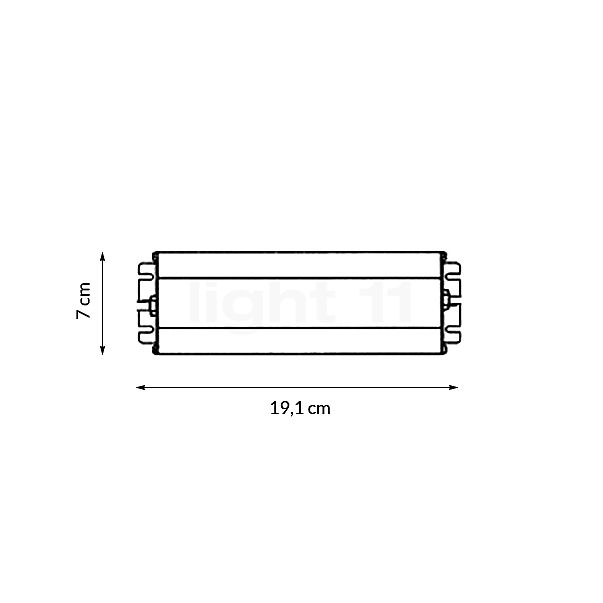 Paulmann Plug & Shine Ballasts 150 W - vue en coupe